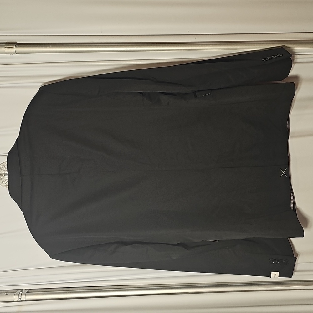 NWT Express Mens Extra Slim Stretch Navy Blue 2-Button Lightweight Blazer 38R - Picture 3 of 3